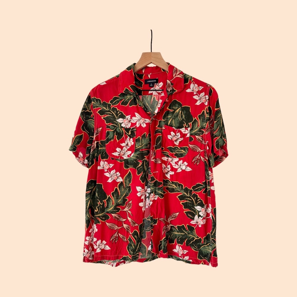 J.Crew Relaxed Hawaiian Button Down